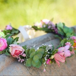 Flower Headpiece Crown 🌸🌱🌺🌱🌸